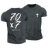 Men's Matthew 18:21-22 Cotton T-Shirt