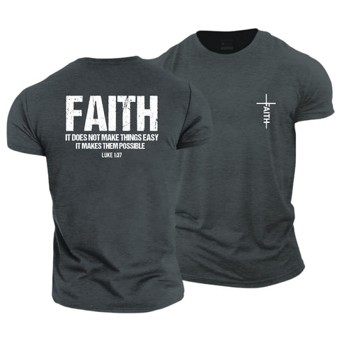 Men's Faith Cotton T-Shirt