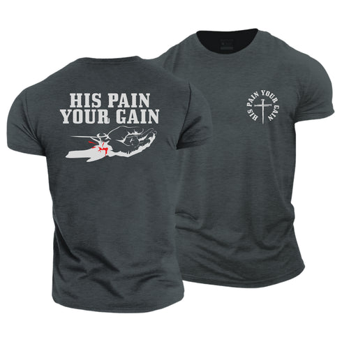 Men's His Pain Your Gain Cotton T-Shirt