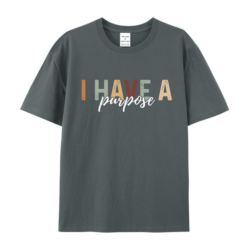 Unisex I Have A Purpose He Has A Plan Cotton T-Shirt