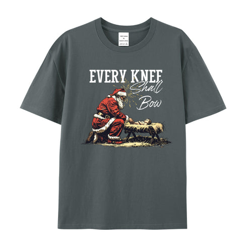 Unisex Every Knee Shall Bow Cotton T-Shirt