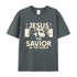 Unisex Jesus The Savior Of The World Cotton T-Shirt