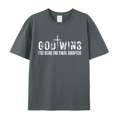 Unisex God Wins Cotton T-Shirt