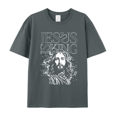 Unisex Jesus Is King Cotton T-Shirt