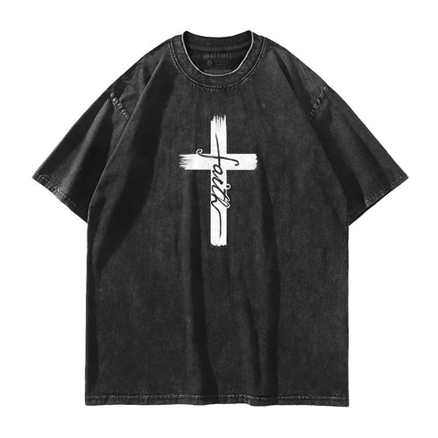 Men's Faith Washed T-Shirt
