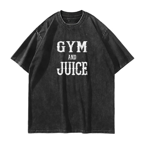Men's Gym and Juice Washed T-Shirt