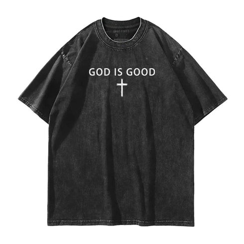 Men's God Is Good Washed T-Shirt