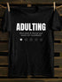 Men's ADULTING OVERRATED OVERPRICED T-SHIRT