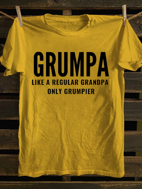 Unisex Grumpa, Like a Regular Grandpa Only Grumpier T-shirt
