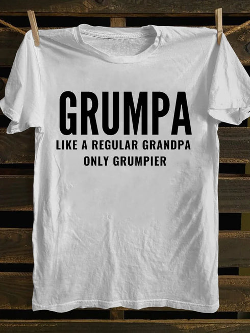 Unisex Grumpa, Like a Regular Grandpa Only Grumpier T-shirt