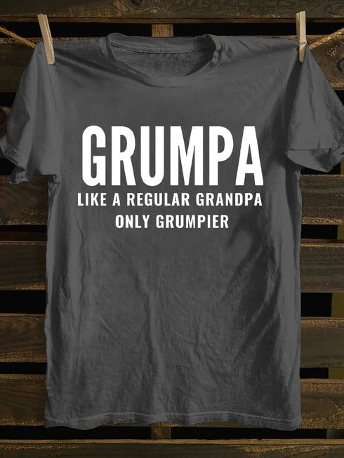 Unisex Grumpa, Like a Regular Grandpa Only Grumpier T-shirt