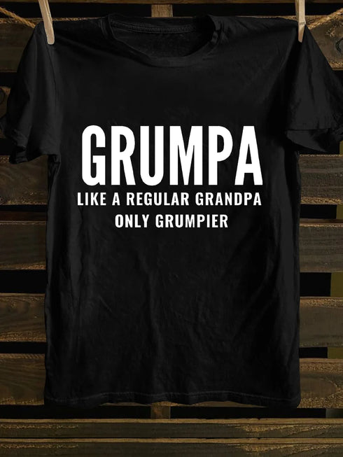 Unisex Grumpa, Like a Regular Grandpa Only Grumpier T-shirt