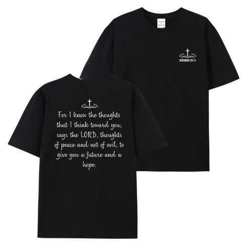 Unisex JEREMIAH 29:11 Cotton T-Shirt