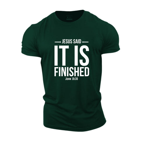 Men's It Is Finished Cotton T-Shirt