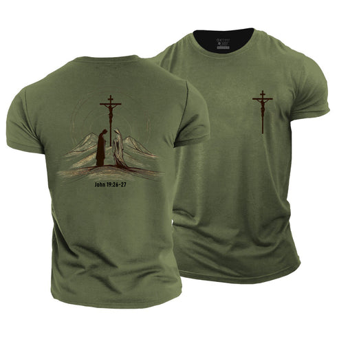 Men's John 19:26-27 Cotton T-Shirt