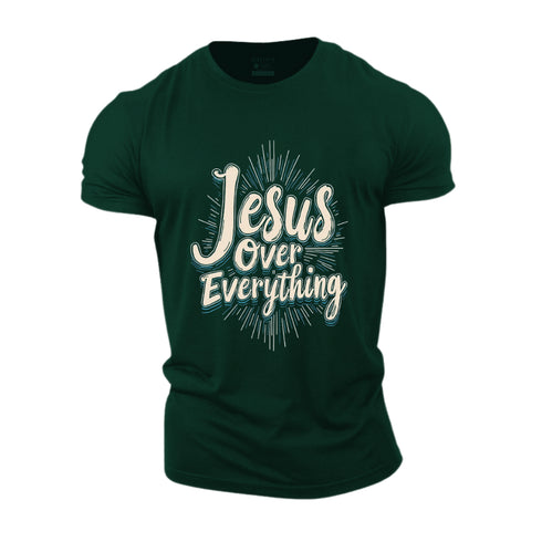 Men's Jesus Over Everything Cotton T-Shirt