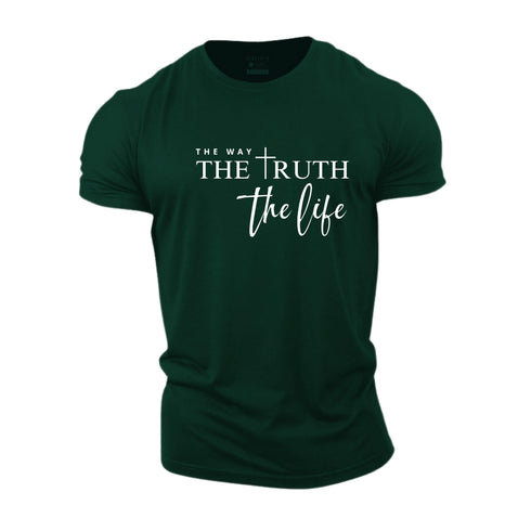 Men's The Way The Truth The Life Cotton T-Shirt