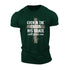 Men's Even In The Chaos His Grace Still Finds Me Cotton T-Shirt