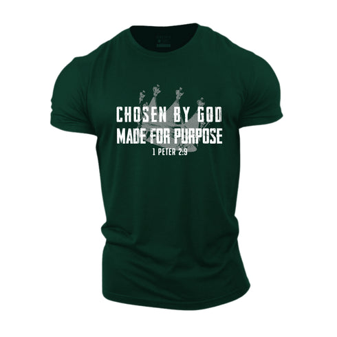 Unisex Chosen By God Made For Purpose Cotton T-Shirt