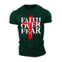 Unisex Faith Over Fear Cotton T-Shirt