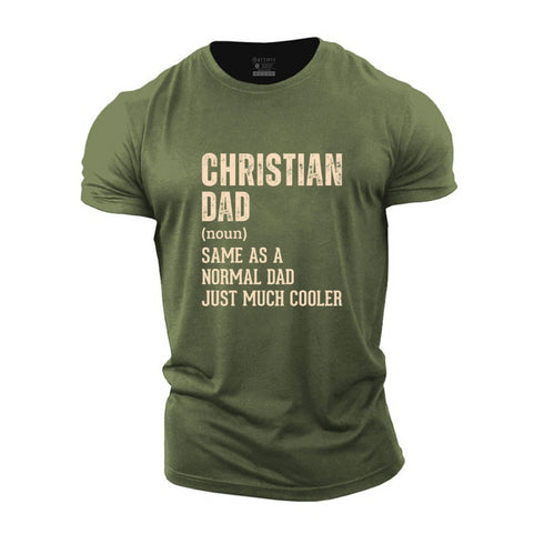 Men's Christian Dad Cotton T-Shirt