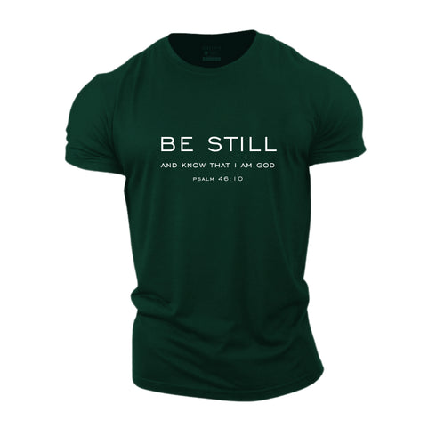 Men's Be Still Cotton T-Shirt