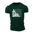 Men's Jesus Saves Cotton T-Shirt