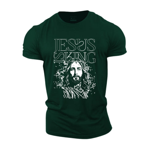 Unisex Jesus Is King Cotton T-Shirt