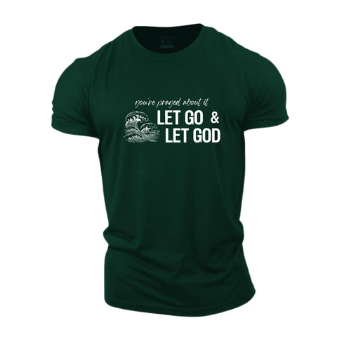 Men's Let Go & Let God Cotton T-Shirt