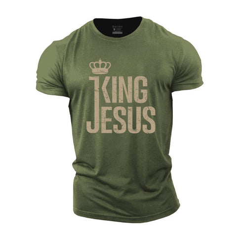 Men's Jesus King Cotton T-Shirt
