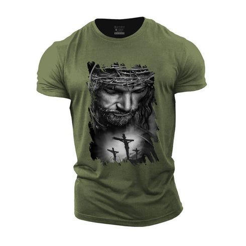 Men's Jesus Vintage Cotton T-Shirt