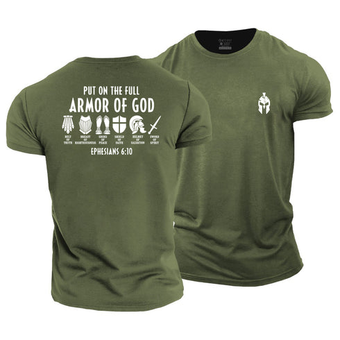 Men's Armor Of God Cotton T-Shirt