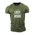 Men's I'm Lost Without Jesus Cotton T-Shirt