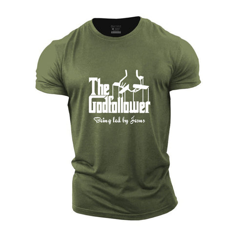 Men's Being Led By Jesus Cotton T-Shirt