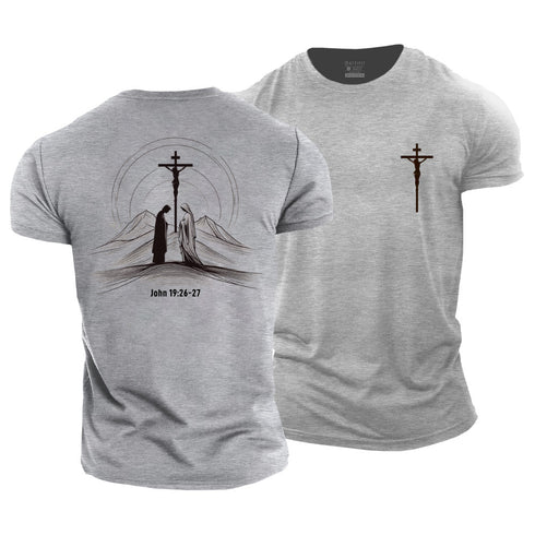 Men's John 19:26-27 Cotton T-Shirt