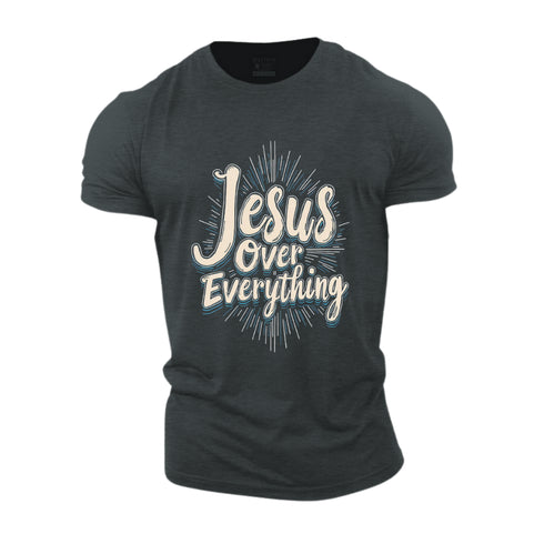 Men's Jesus Over Everything Cotton T-Shirt