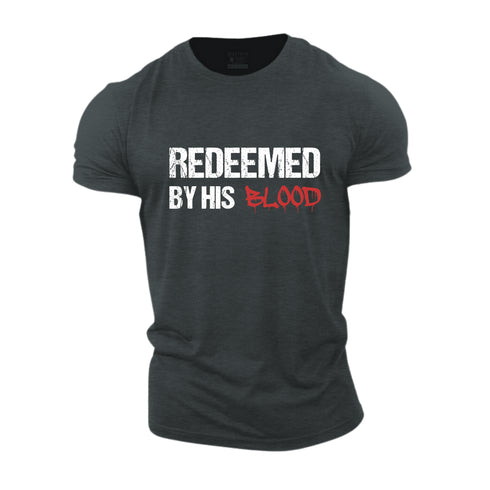 Unisex Redeemed By His Blood Cotton T-Shirt