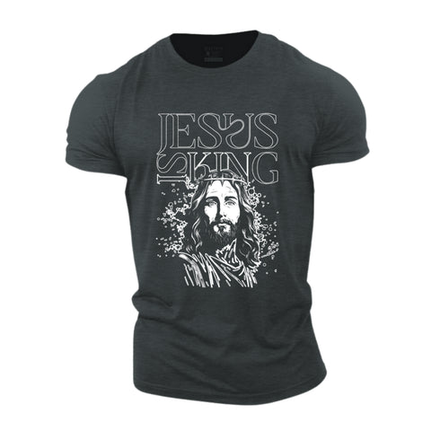Unisex Jesus Is King Cotton T-Shirt