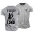 Men's My Favourite Cardio Is Walking With The Lord Cotton T-Shirt