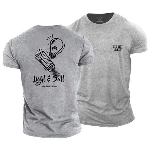 Men's Light And Salt Cotton T-Shirt