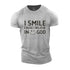Men's I Smile Cause I Believe In God Cotton T-Shirt