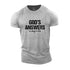 Men's God's Answers Are Always On Time Cotton T-Shirt