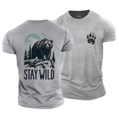 Men's Stay Wild Cotton T-Shirt