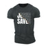 Men's Jesus Saves Cotton T-Shirt