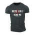 Men's Here Am I Send Me Cotton T-Shirt