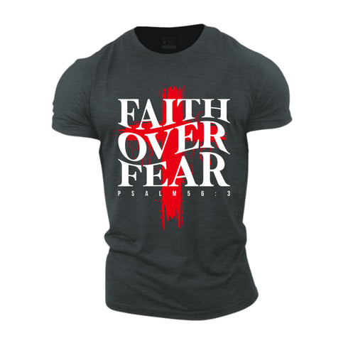 Unisex Faith Over Fear Cotton T-Shirt