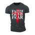 Unisex Faith Over Fear Cotton T-Shirt
