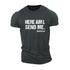 Men's Here Am I Send Me Cotton T-Shirt
