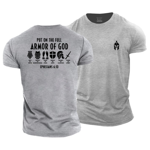 Men's Armor Of God Cotton T-Shirt