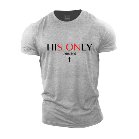 Men's His Only Son Cotton T-Shirt